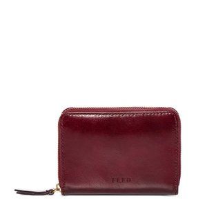 Feed Burgundy Mini Leather Wallet